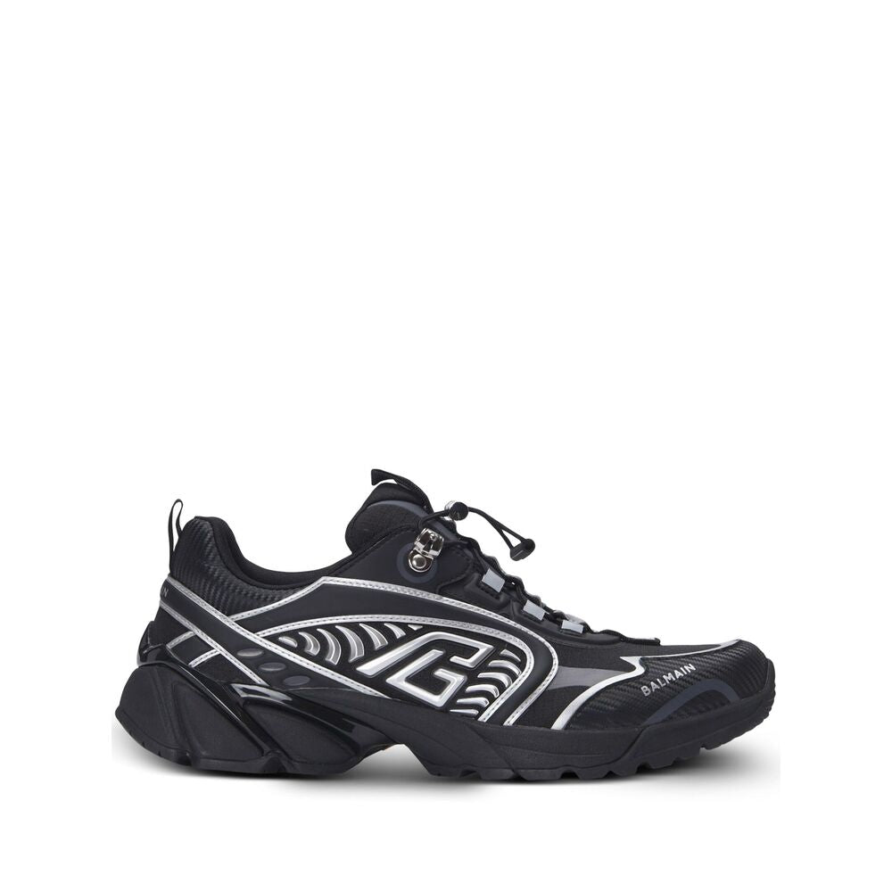 Balmain Black Trainers - Low-Tops Men