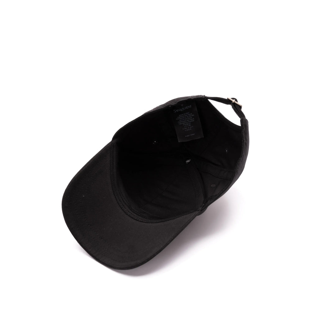 Saint Laurent Black Hats Men