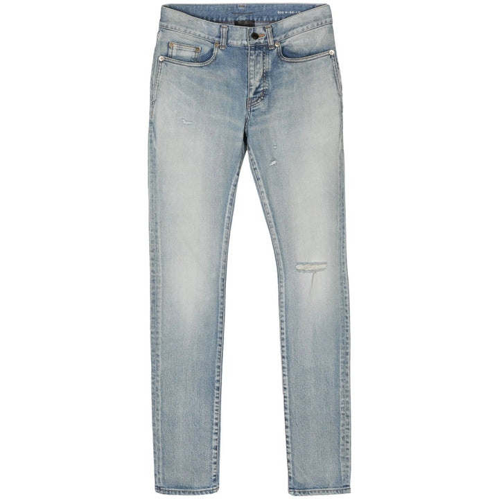 Saint Laurent Blue Denim - Skinny Jeans Men