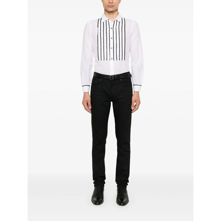 Saint Laurent Black Denim - Skinny Jeans Men