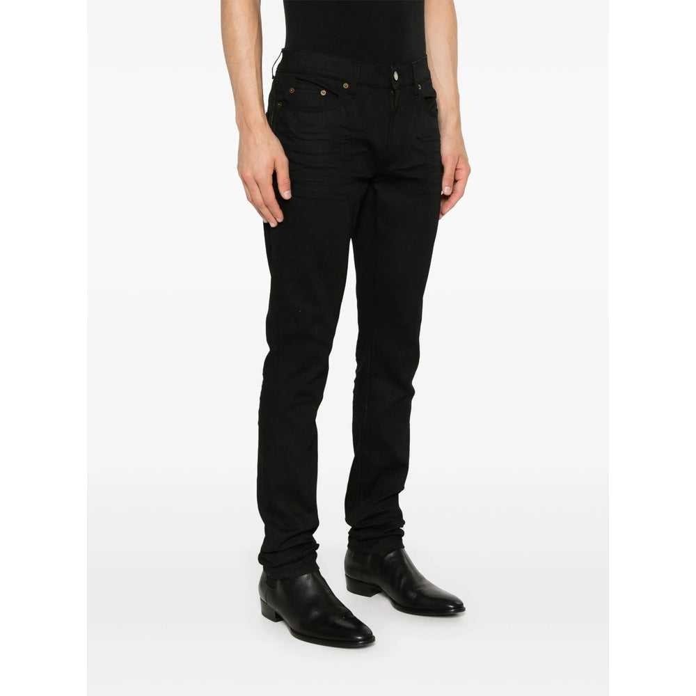 Saint Laurent Black Denim - Skinny Jeans Men