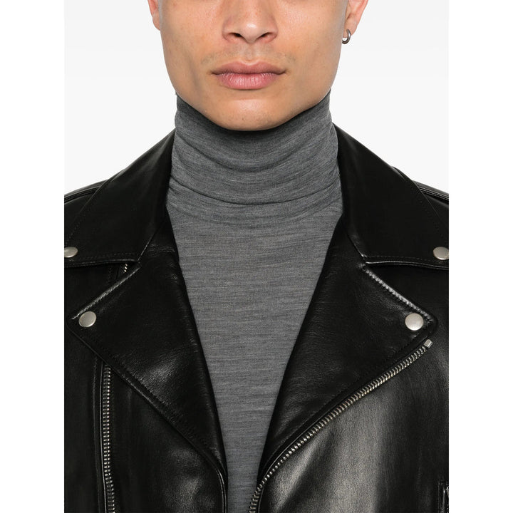 Saint Laurent Black Jackets - Biker Jackets Men