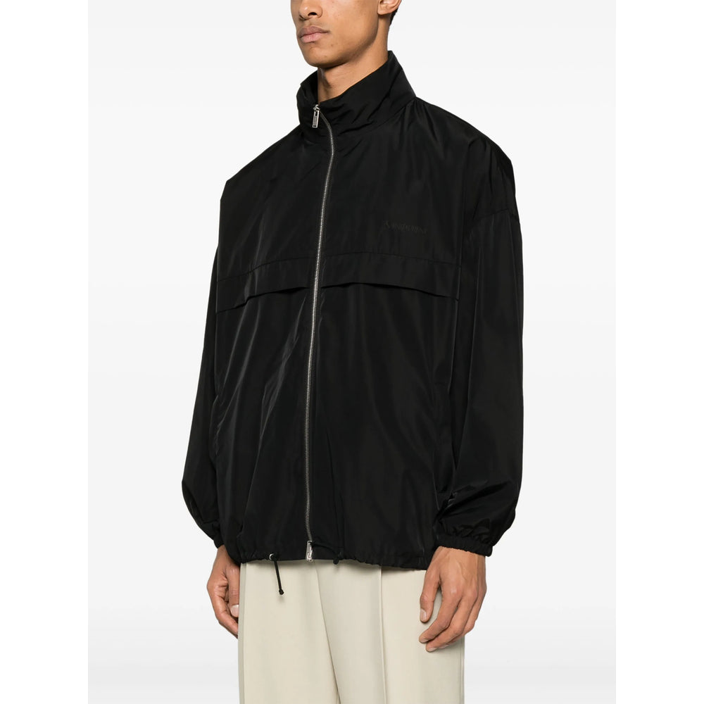 Saint Laurent Black Jackets - Lightweight Jackets Men