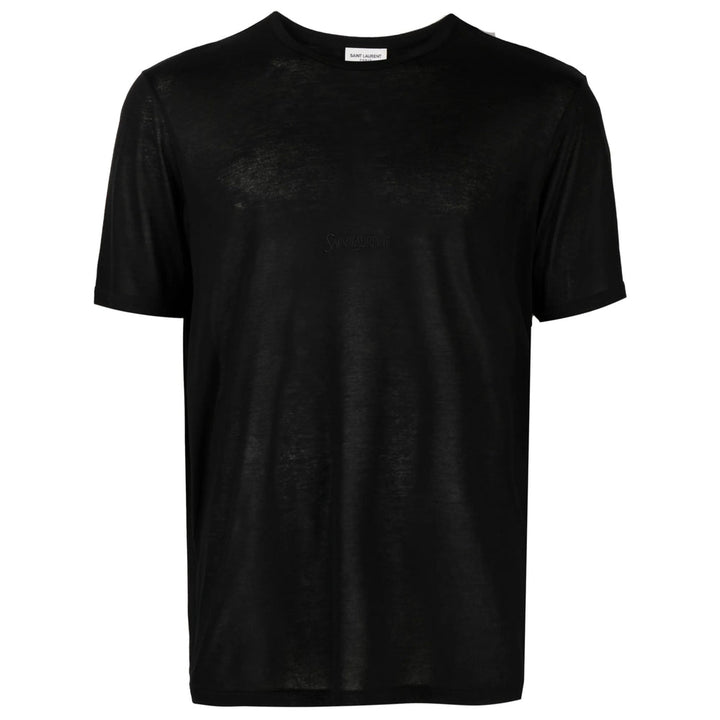 Saint Laurent Black T-Shirts & Vests - T-Shirts Men