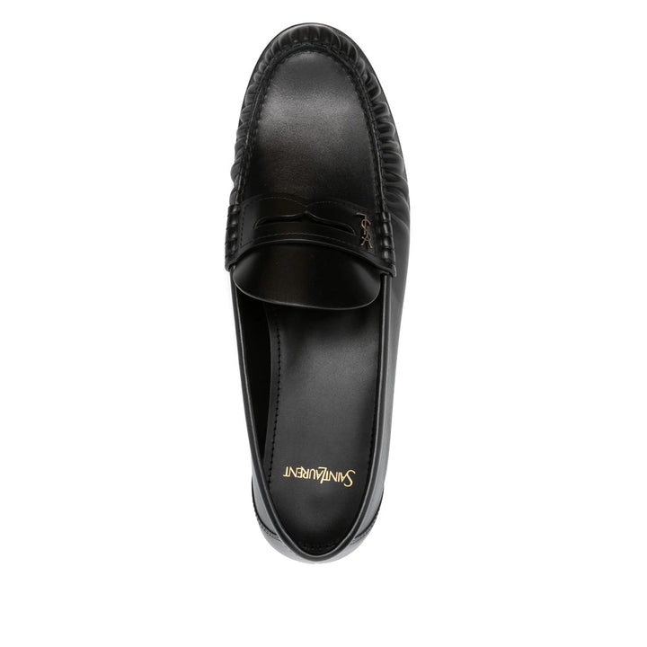 Saint Laurent Black Loafers Men