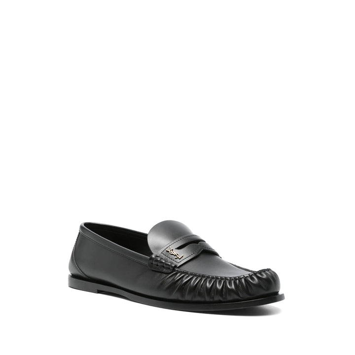 Saint Laurent Black Loafers Men