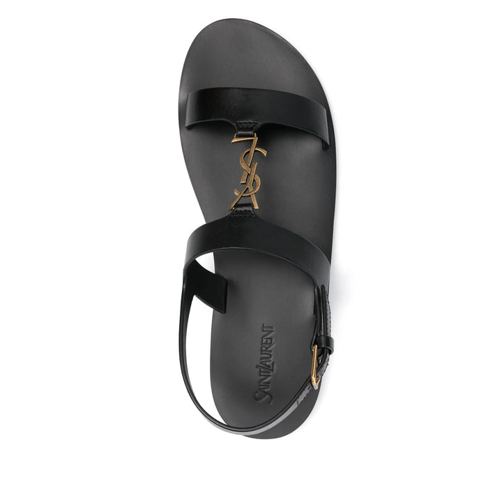 Saint Laurent Black Sandals Men