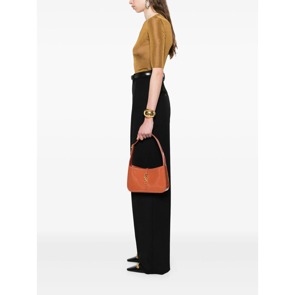 Saint Laurent Brown Shoulder Bags Women
