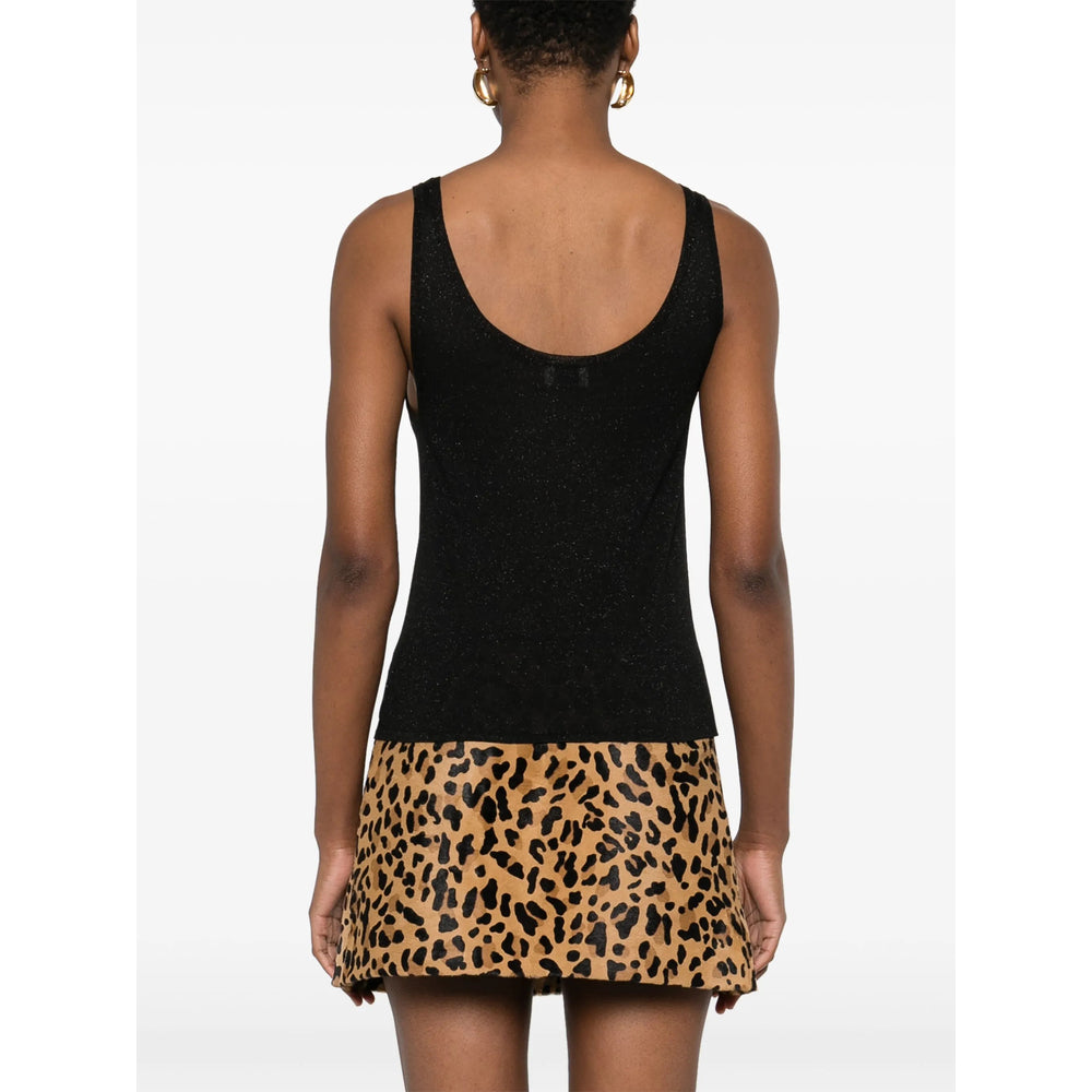 Saint Laurent Black Tops - Vests & Tank Tops Women