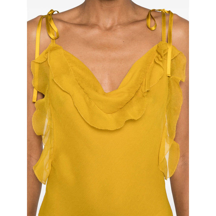 Saint Laurent Yellow Dresses - Cocktail & Party Dresses Women