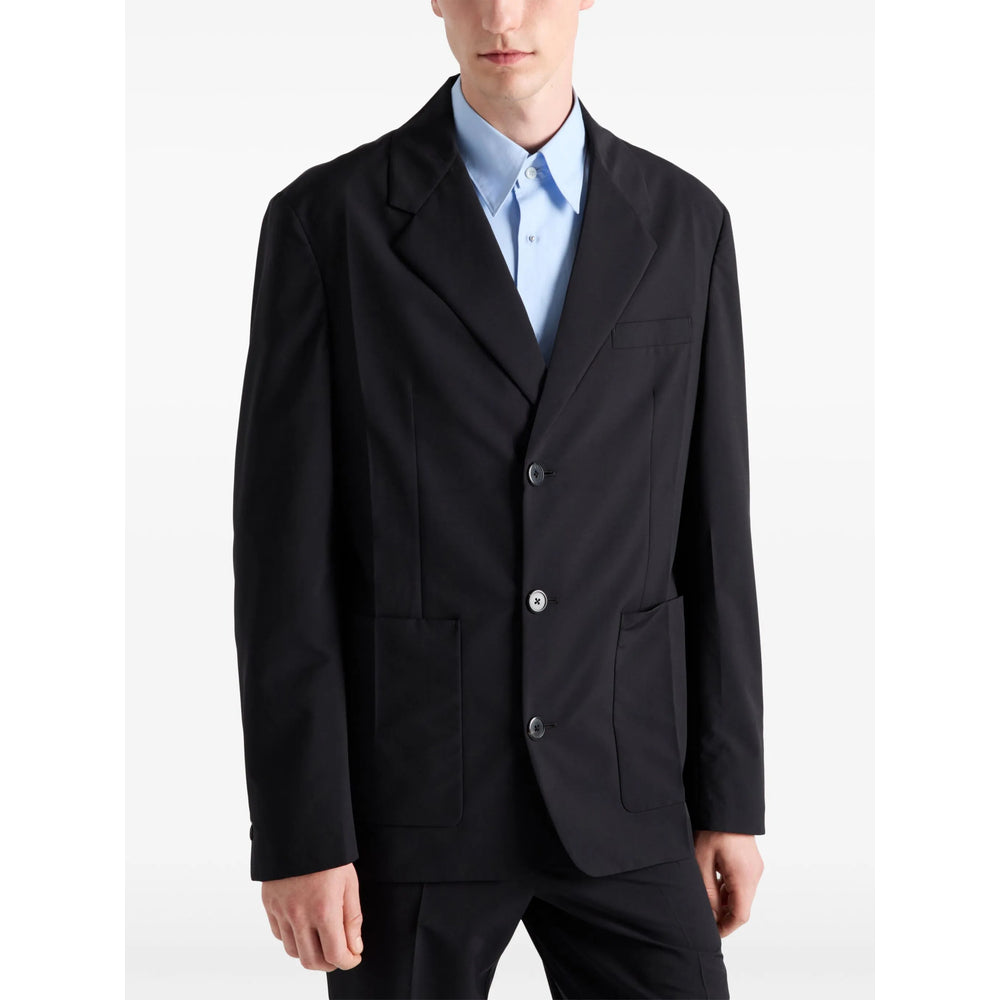 Prada Black Jackets - Blazers Men
