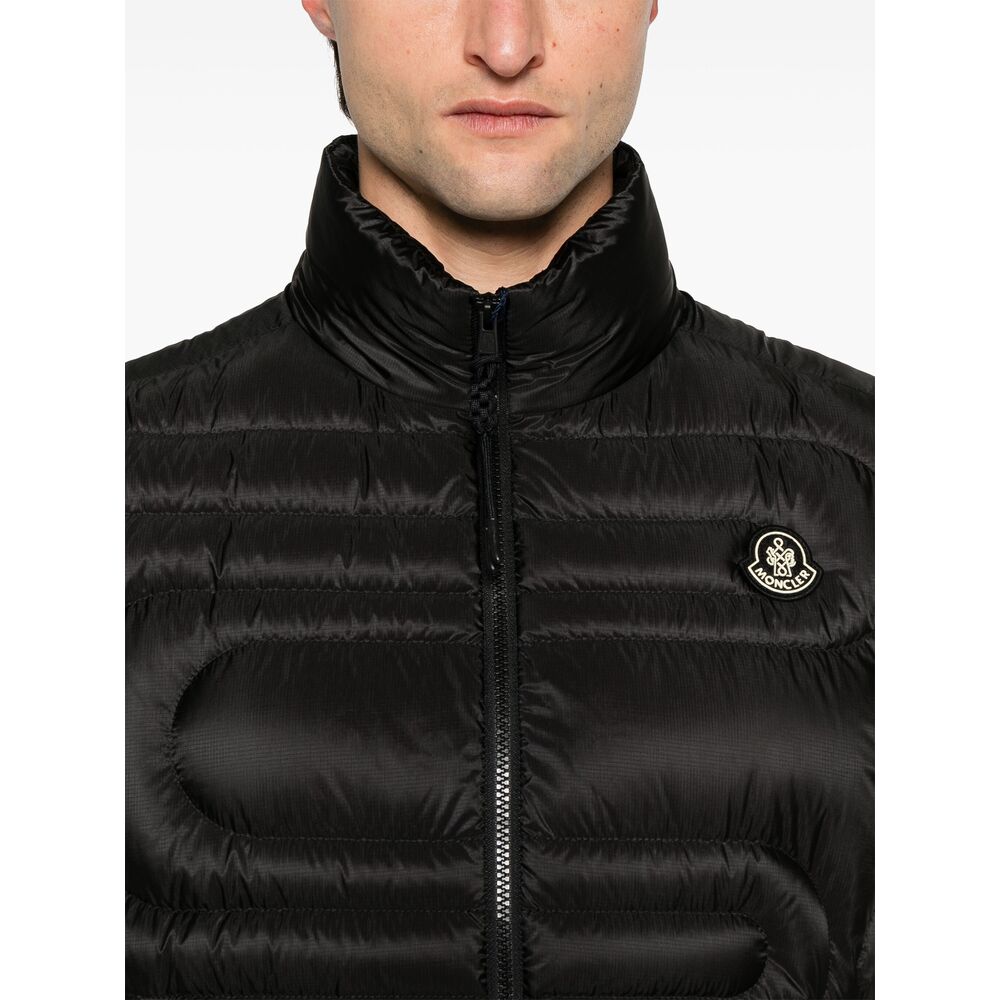 Moncler Black Jackets - Waistcoats & Gilets Men