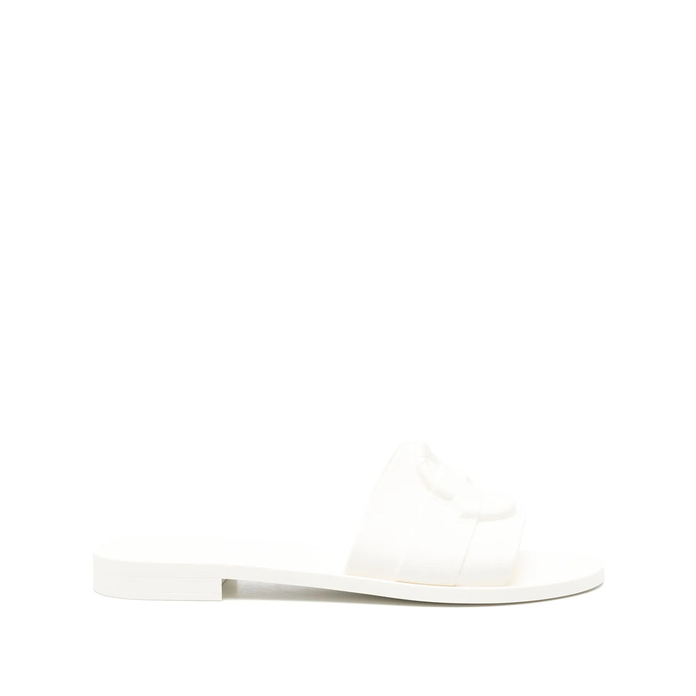 Moncler White Flip-Flops & Slides Women