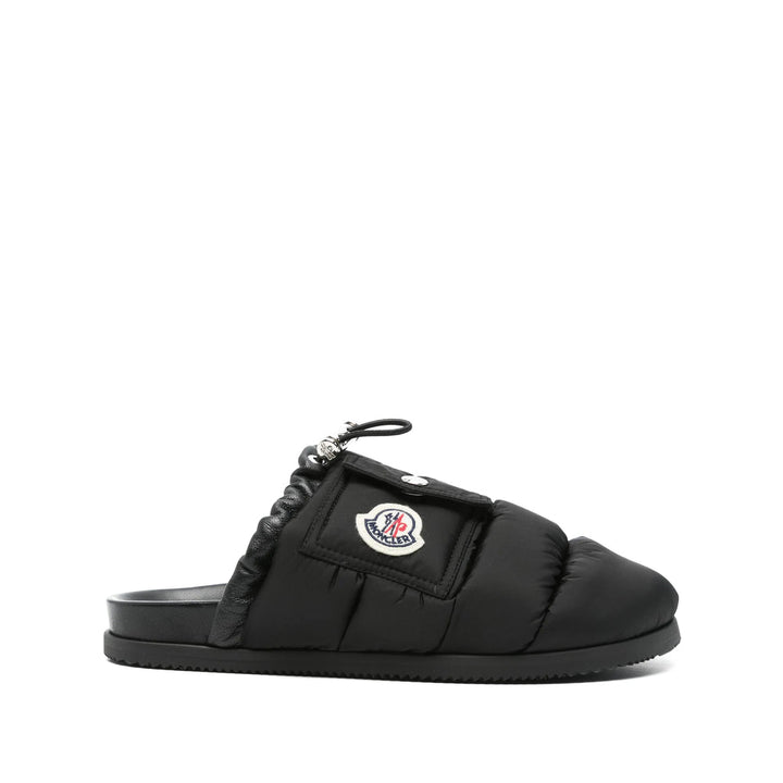Moncler Black Slippers Women