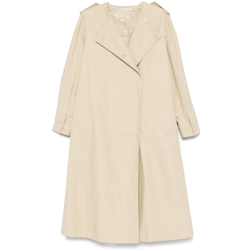 Moncler Neutrals Coats - Trench & Raincoats Women