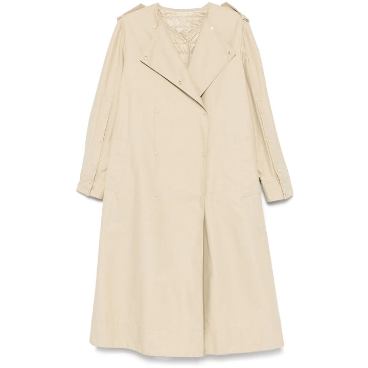 Moncler Neutrals Coats - Trench & Raincoats Women