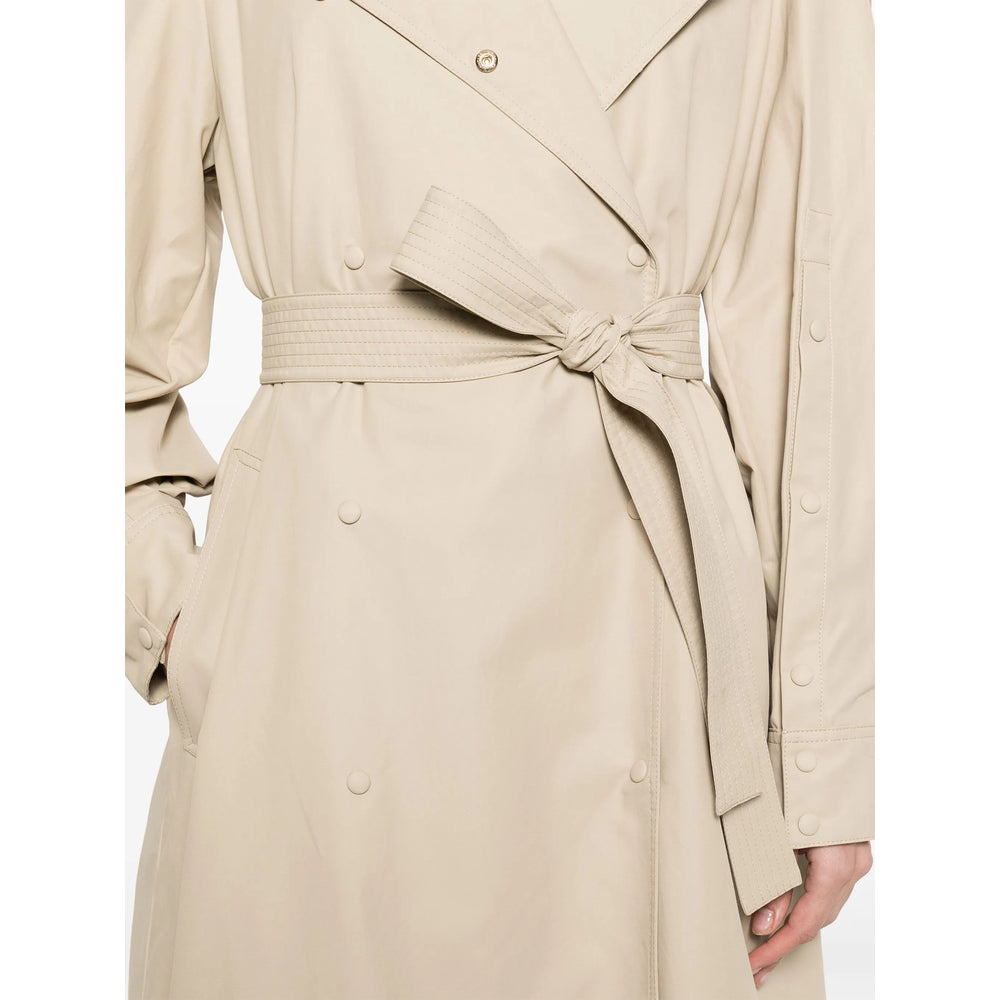Moncler Neutrals Coats - Trench & Raincoats Women