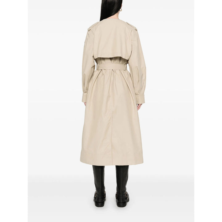 Moncler Neutrals Coats - Trench & Raincoats Women