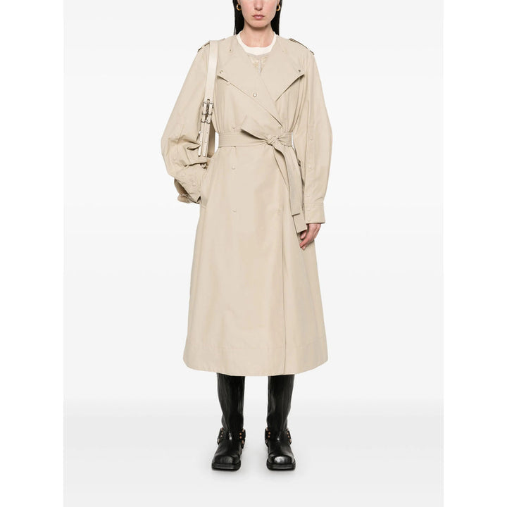 Moncler Neutrals Coats - Trench & Raincoats Women