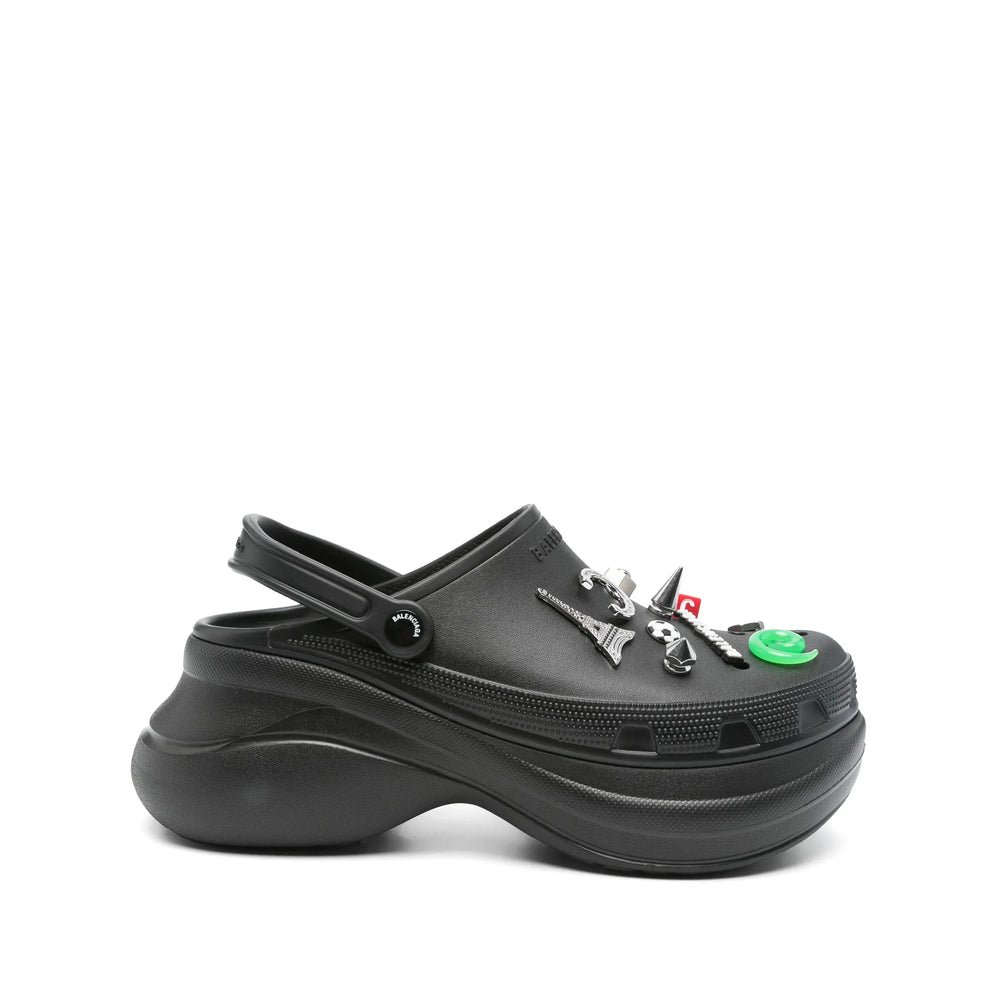 Balenciaga Black Slippers Men