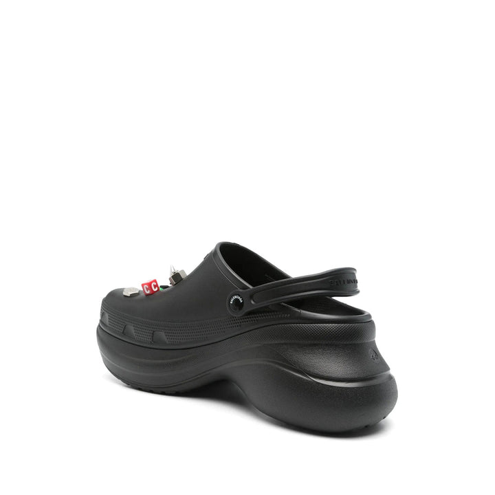 Balenciaga Black Slippers Men