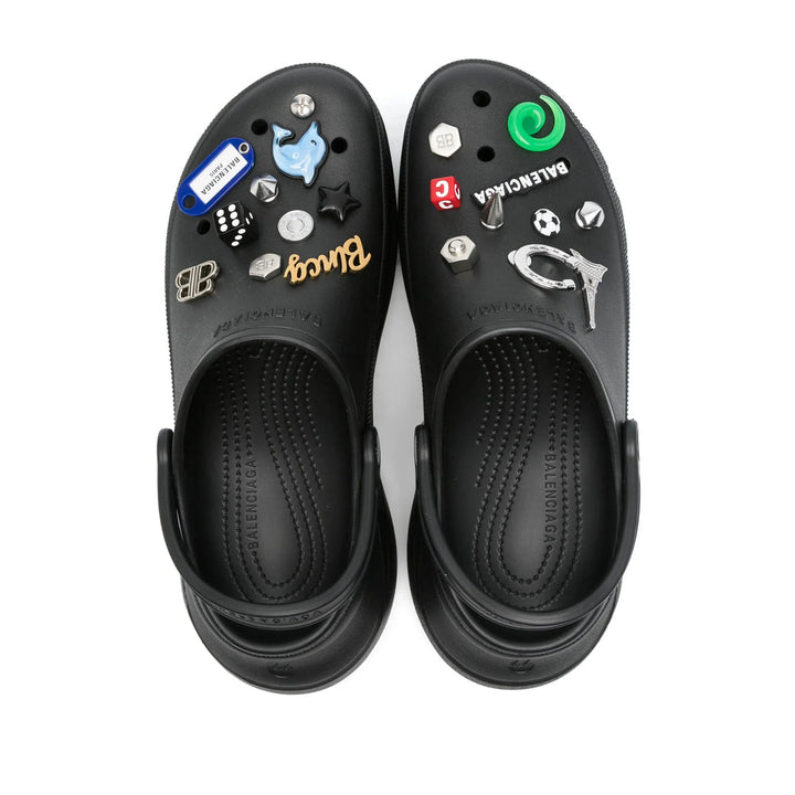 Balenciaga Black Slippers Men