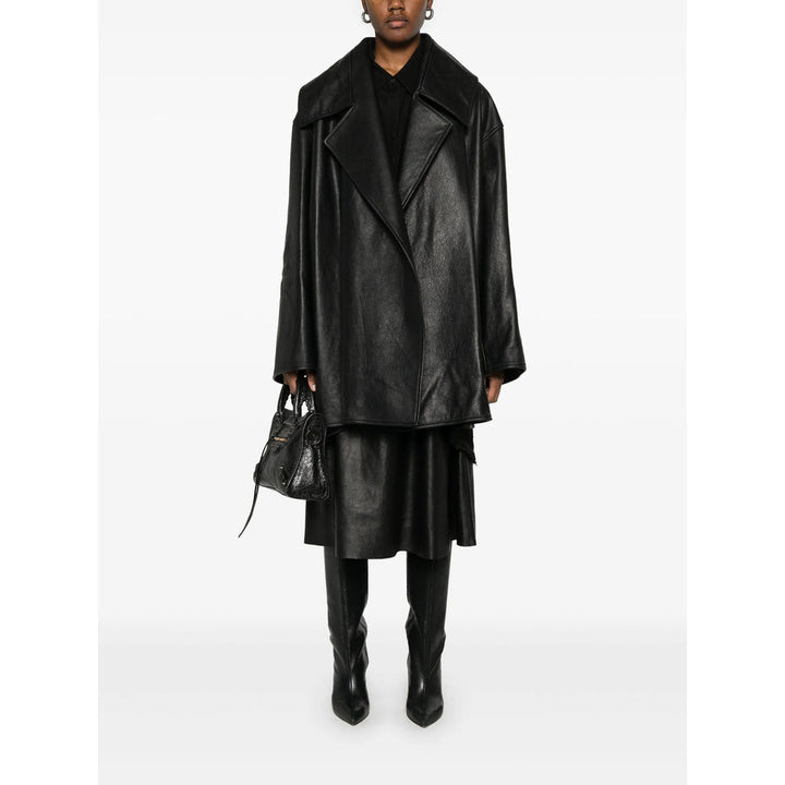 Balenciaga Black Jackets - Leather Jackets Women