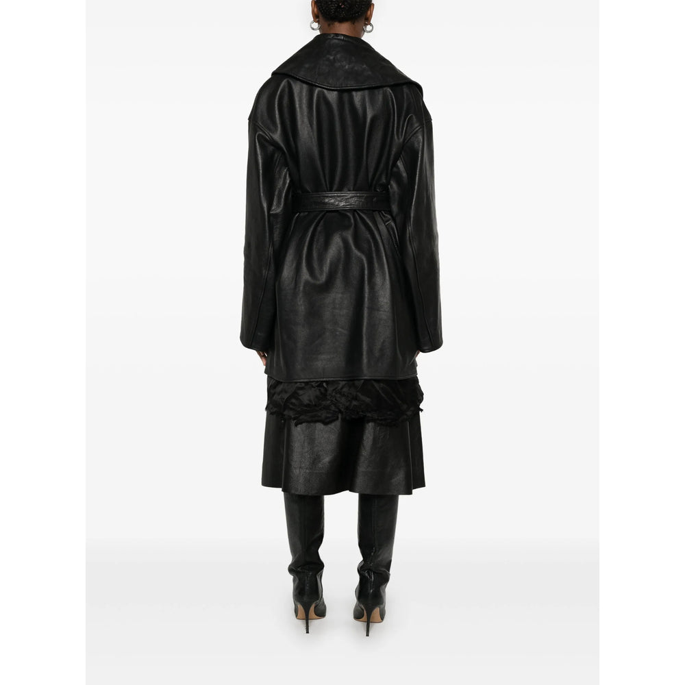 Balenciaga Black Jackets - Leather Jackets Women