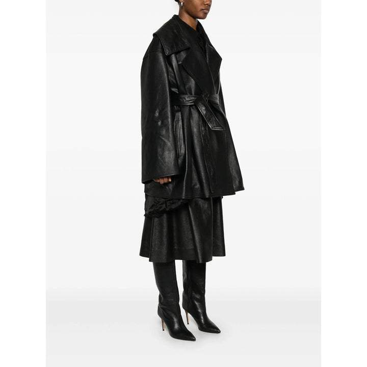 Balenciaga Black Jackets - Leather Jackets Women