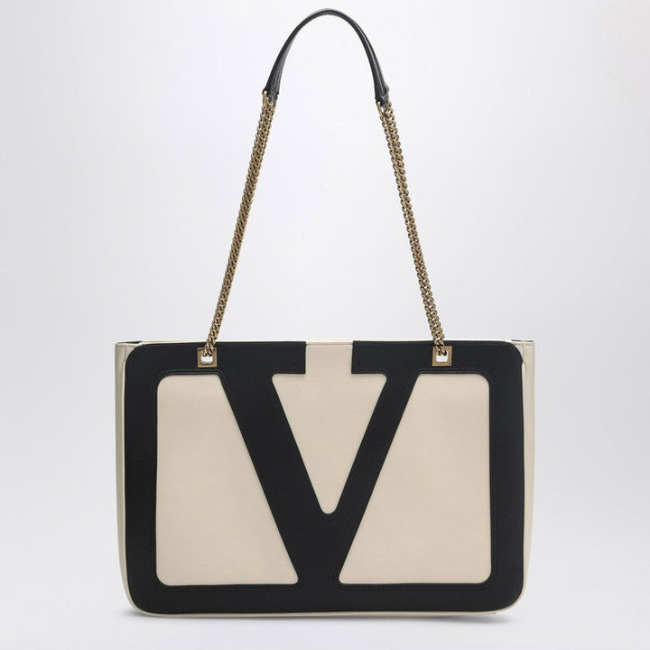 Valentino Garavani Viva Superstar Butter/Black Medium Bag Women