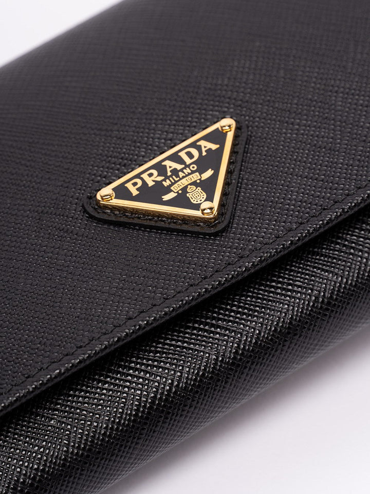 Prada Women Large Saffiano Leather Wallet