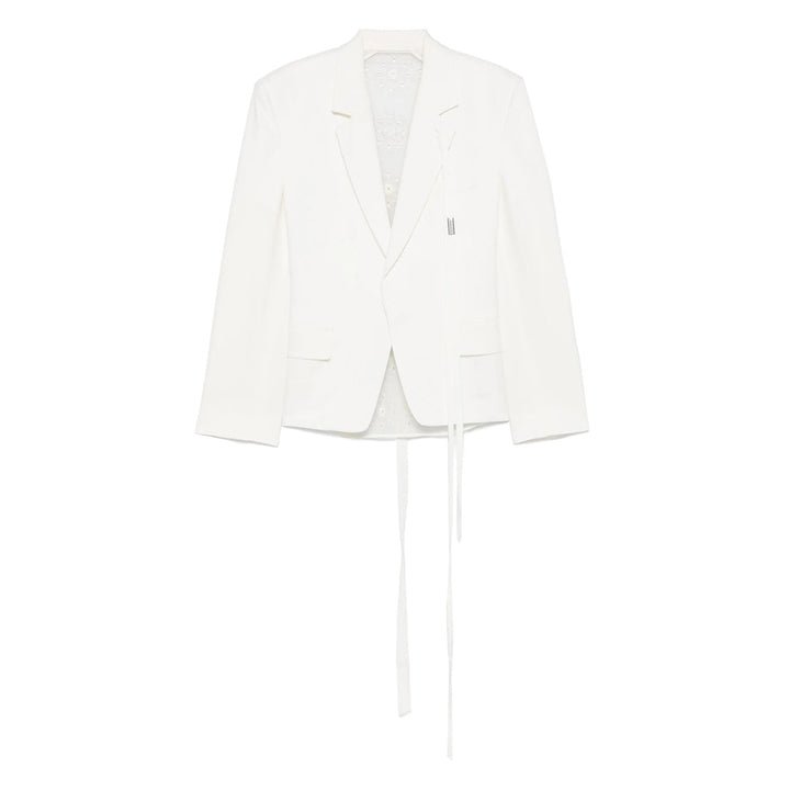 Ann Demeulemeester White Jackets - Blazers Women