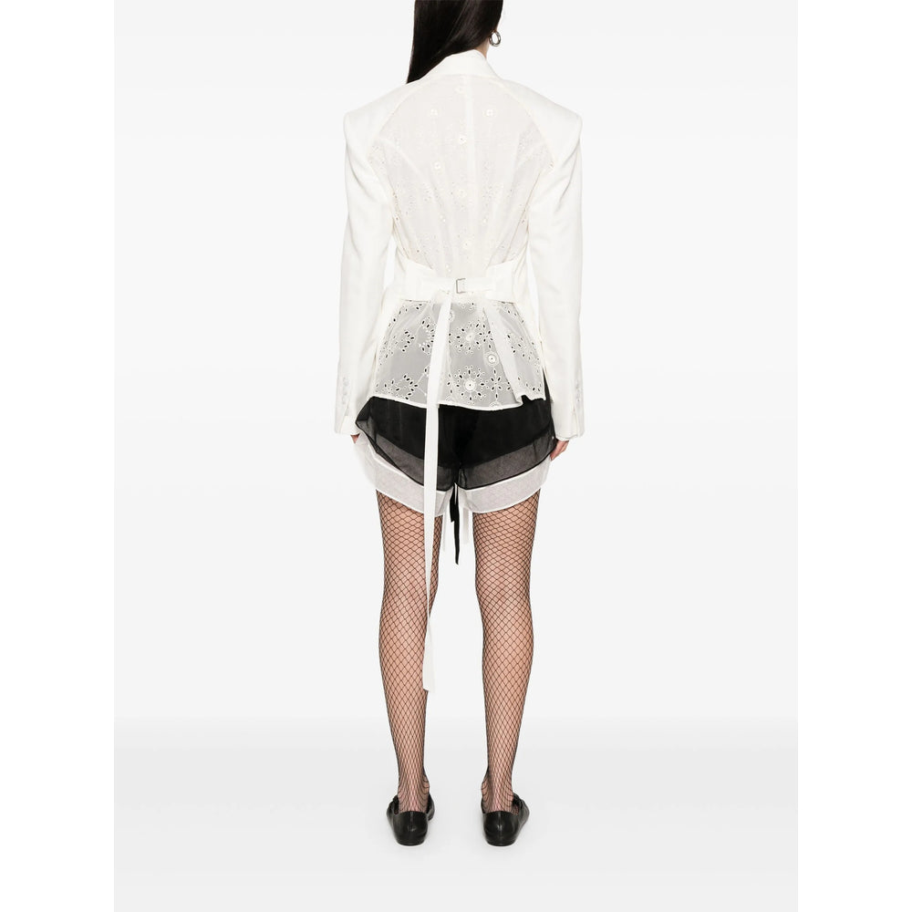 Ann Demeulemeester White Jackets - Blazers Women