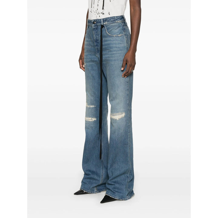Ann Demeulemeester Blue Denim - Flared Jeans Women