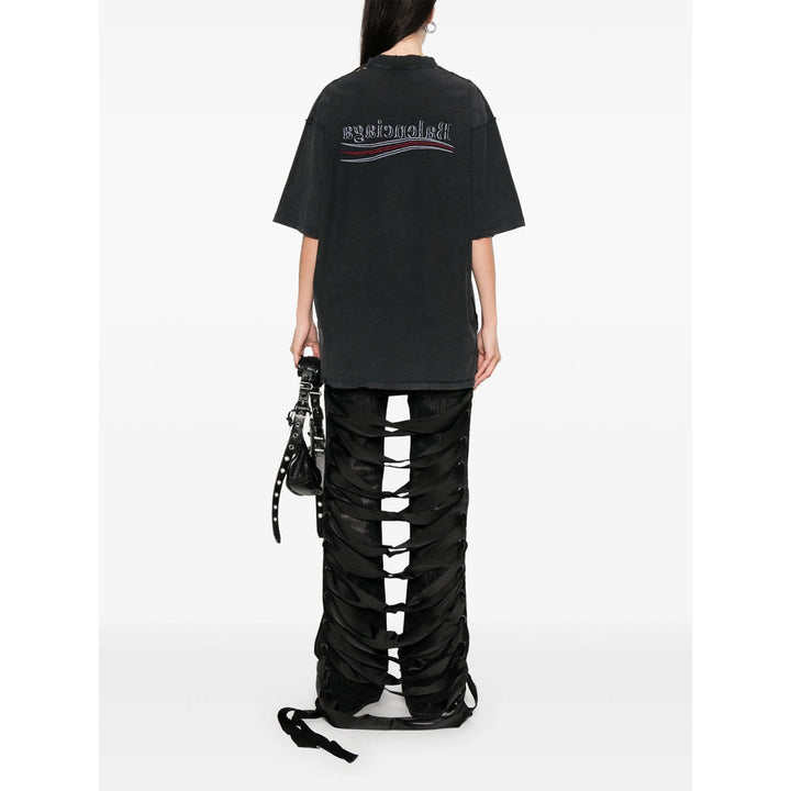 Balenciaga Black Denim - Straight-Leg Jeans Women