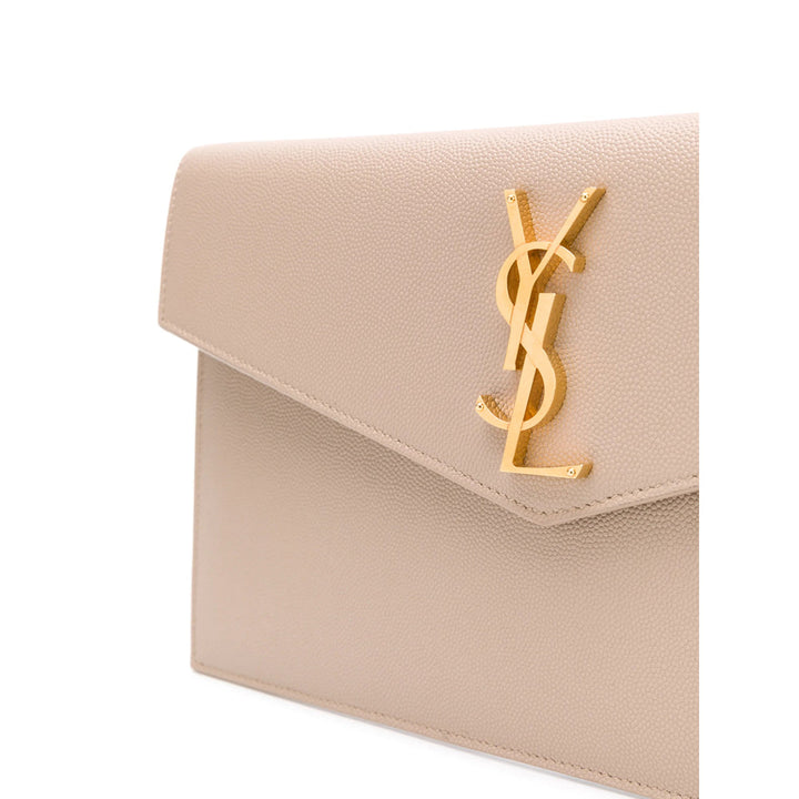 Saint Laurent Neutrals Clutch Bags Women