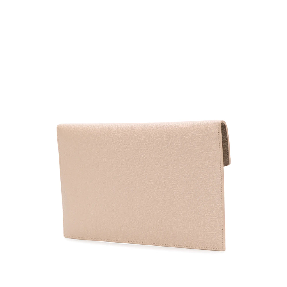 Saint Laurent Neutrals Clutch Bags Women