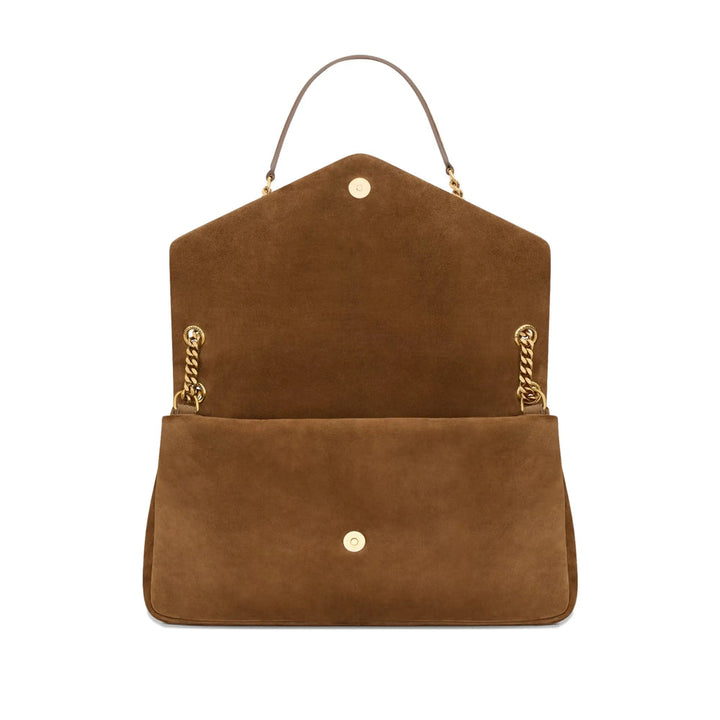 Saint Laurent Brown Shoulder Bags Women