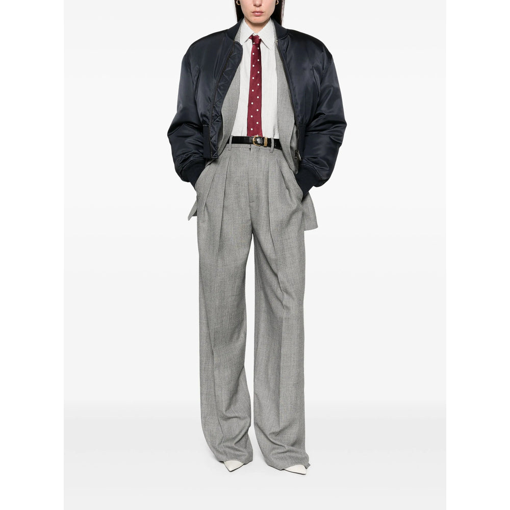 Saint Laurent Blue Jackets - Bomber Jackets Women