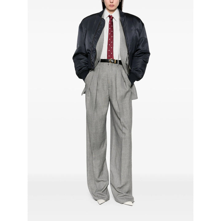 Saint Laurent Blue Jackets - Bomber Jackets Women