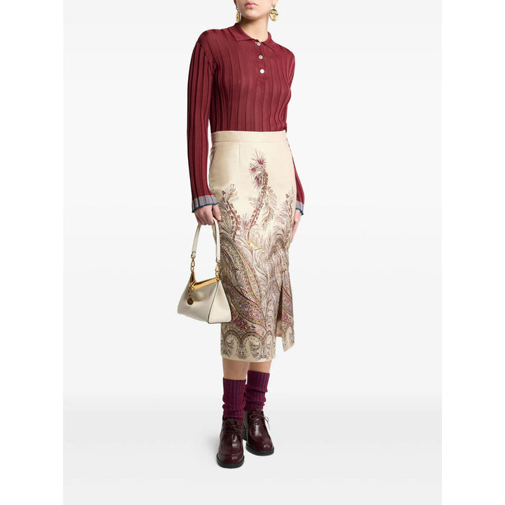Etro Neutrals Skirts - A-Line Skirts Women