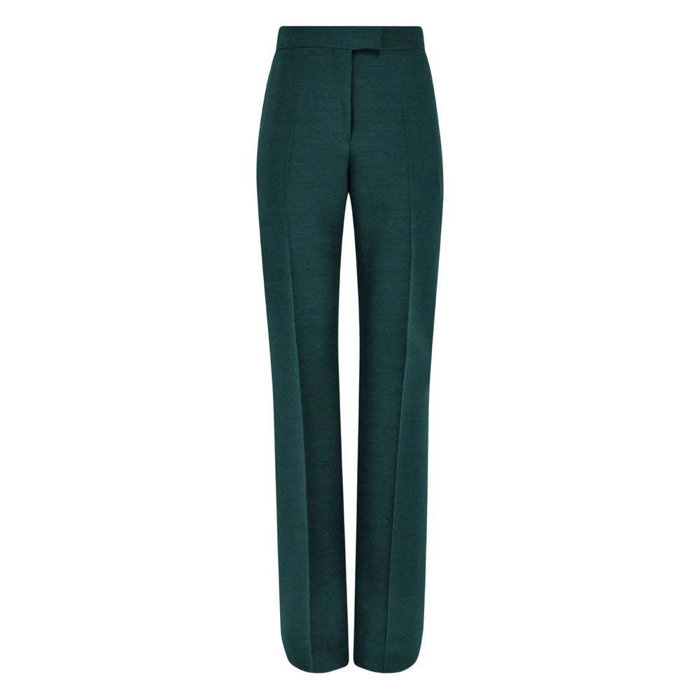 Ferragamo Green Trousers - Tailored Trousers Women