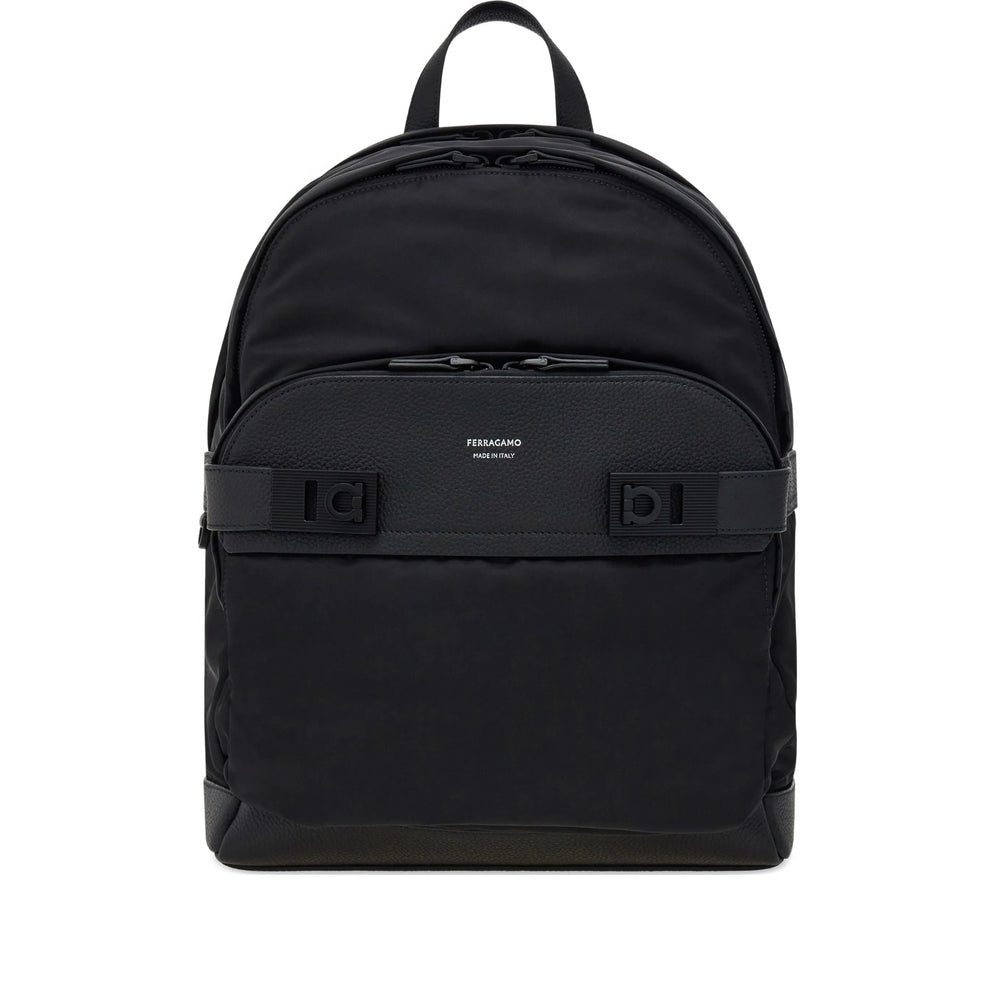 Ferragamo Black Backpacks Men