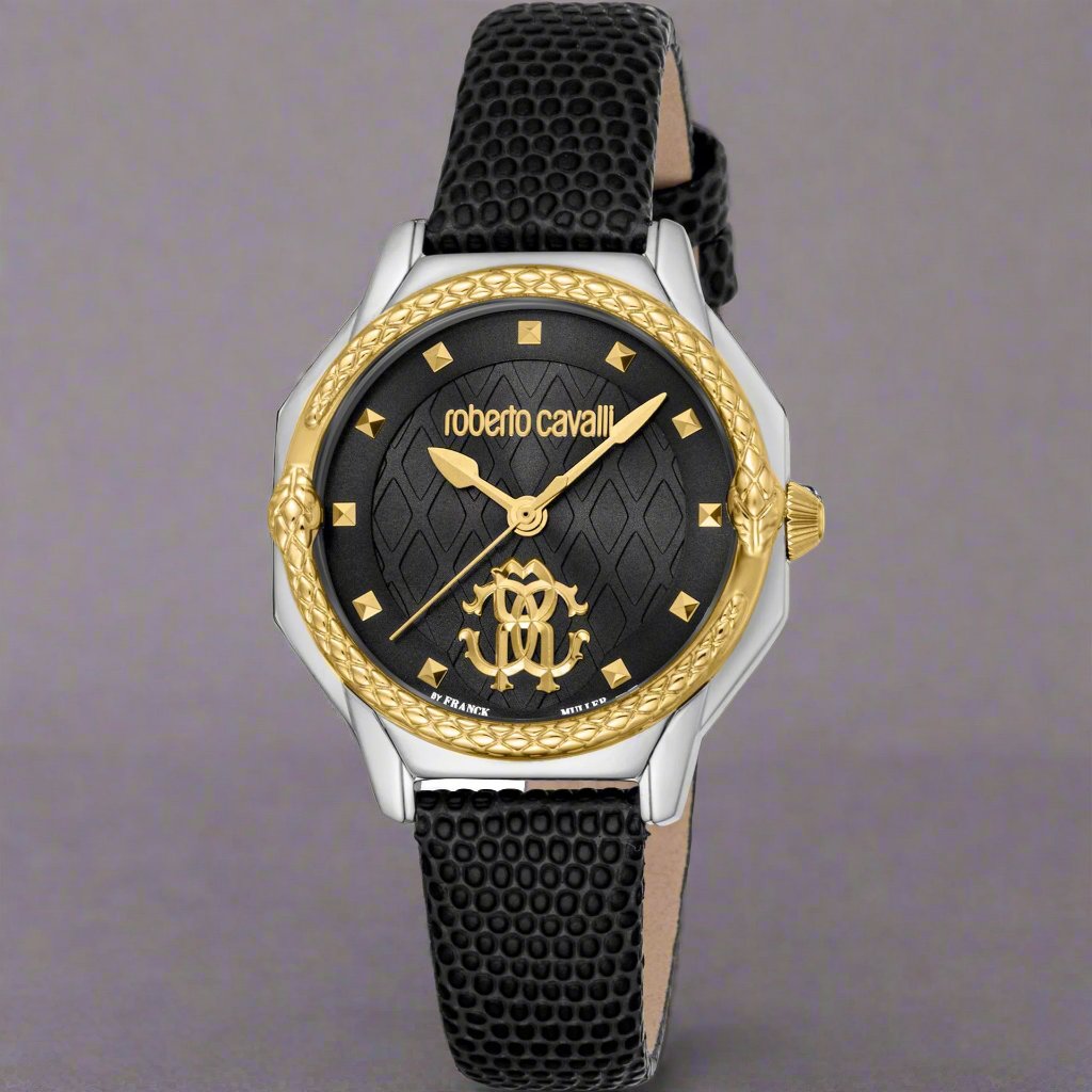 Roberto Cavalli By Franck Muller women's black dial Watches