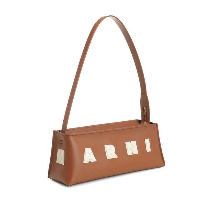 Marni Brown Shoulder Bags Women
