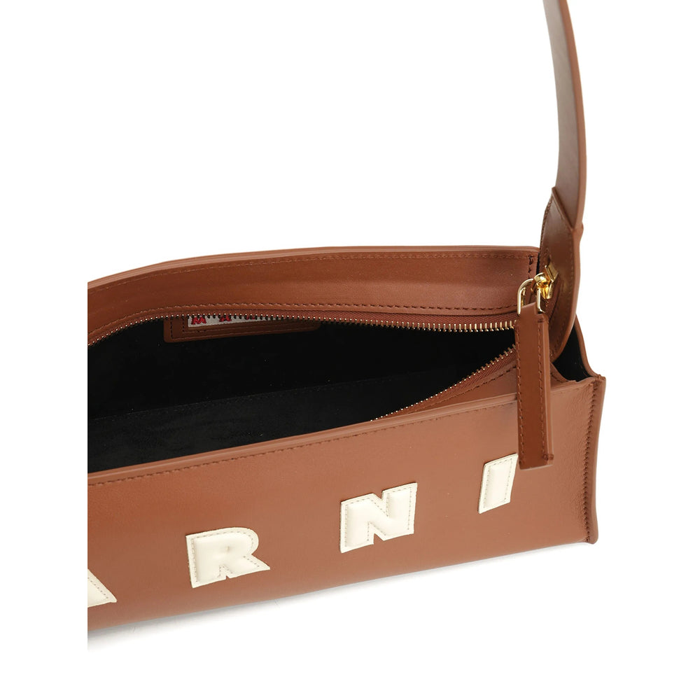 Marni Brown Shoulder Bags Women