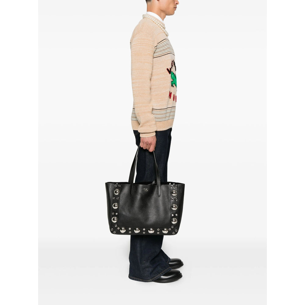 Valentino Garavani Black Tote Bags Men