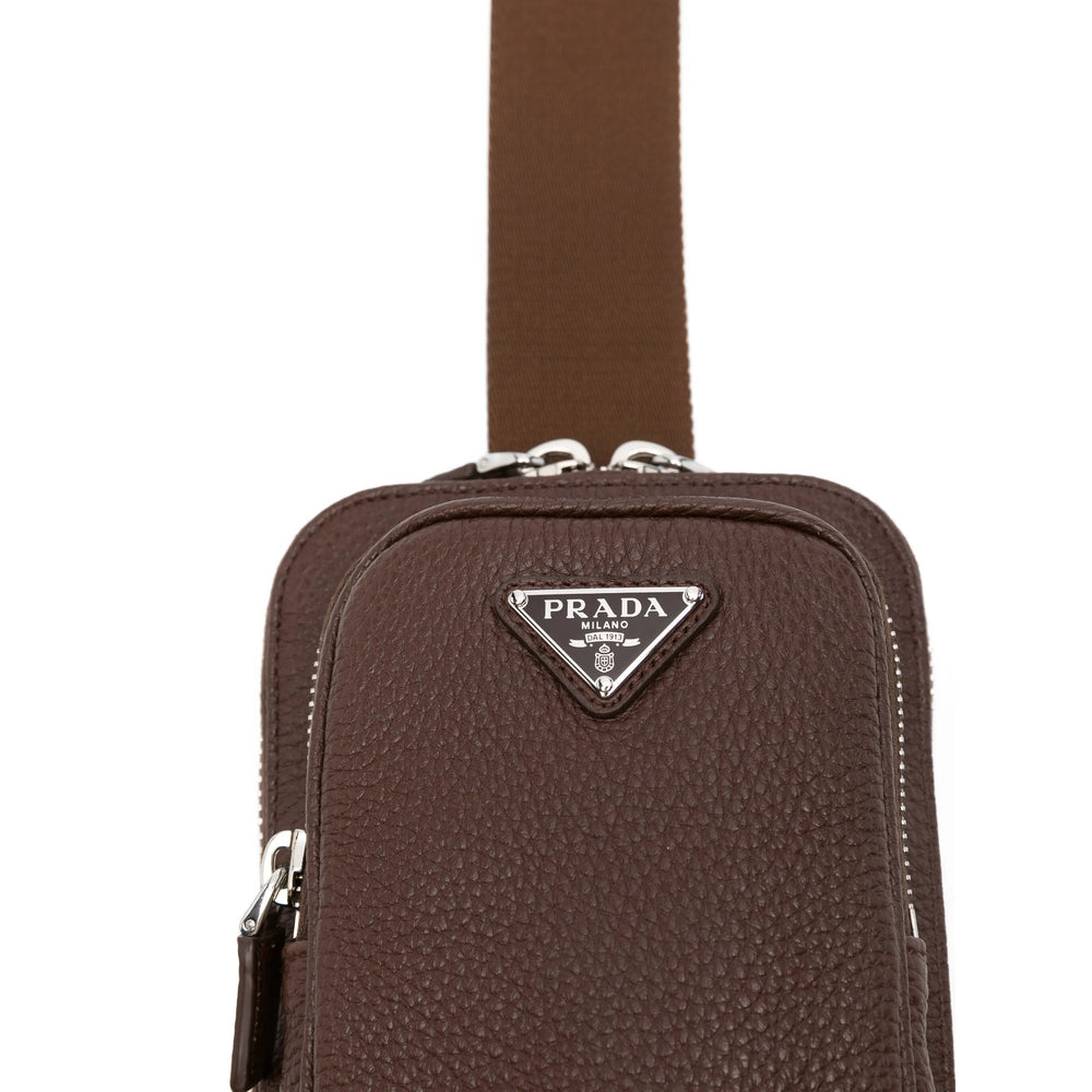 Prada Brown Messenger Bags Men