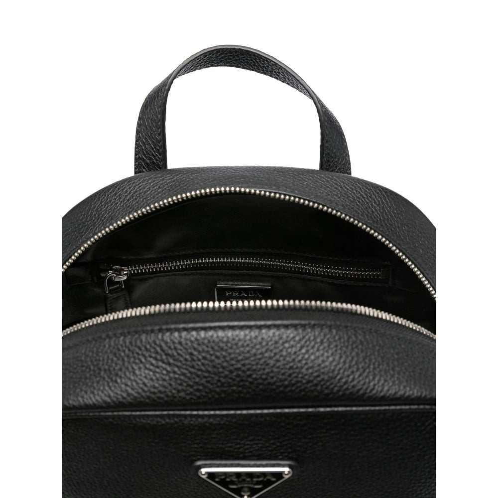 Prada Black Backpacks Men