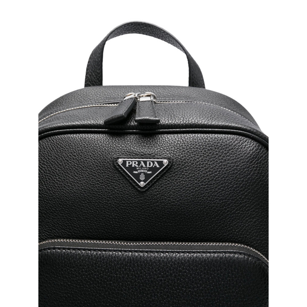 Prada Black Backpacks Men